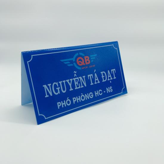 Biển chức danh mica