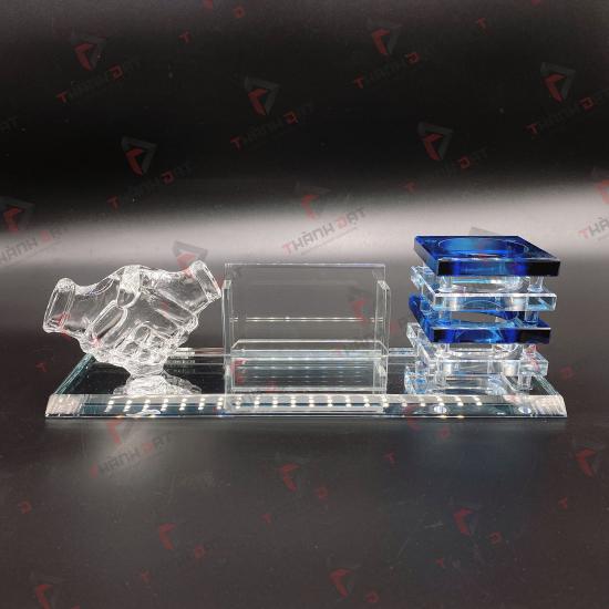 Bộ để bàn pha lê