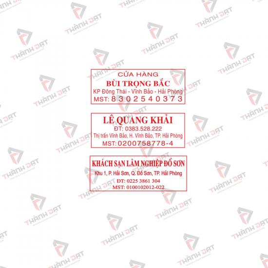 Mẫu dấu mã số thuế